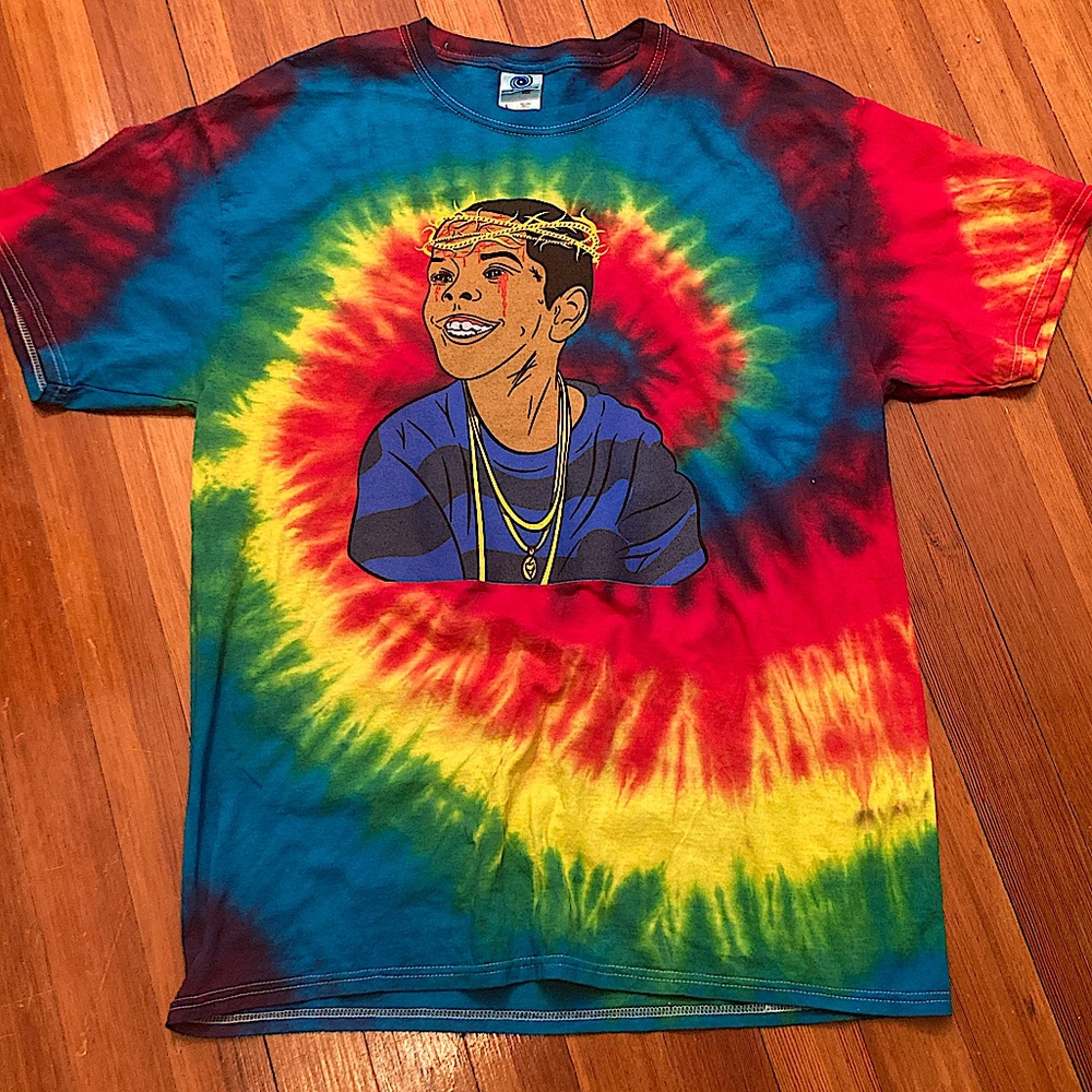 GxFR Tie-Dye FLYGOD T-Shirt Medium Griselda Westside Gunn Blientele